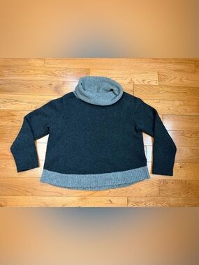 Eileen Fisher Yak Wool Colorblock Sweater